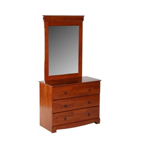 Комод с зеркалом  836 (Rose Oak - вишня)