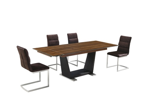 Стол прямоугольный раскладной MK-5701-BR Brown