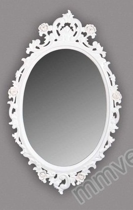 MK-2459-IV SP-527. Зеркало (массив красного дерева) Ivory (слоновая кость)