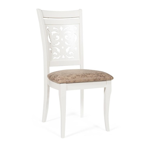 Стул Siena (SA-SC) ivory white (слоновая кость / античный коричневый)