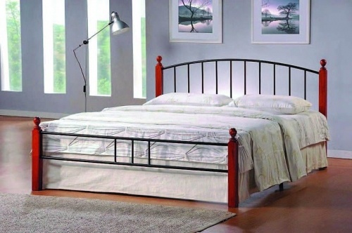 Кровать 915 (160х200) Темный орех