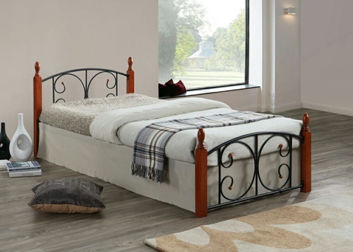 Кровать Lara MK-5223-RO 180x200 см тёмная вишня