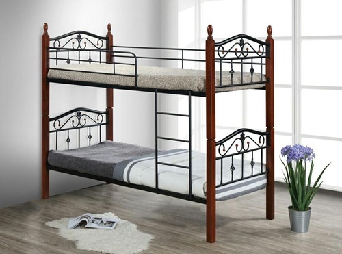 Кровать двухъярусная Mabel MK-5226-RO 90 x190 Темная вишня