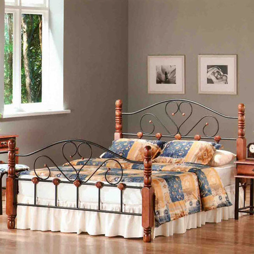 Кровать  PS 817L 160*200 см (Rose Oak - вишня)