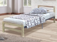 Кровать Юниор J2 (85х190 см)  Беленый дуб