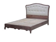 Кровать с мягким изголовьем H810-16 серо-бежевый (grey)