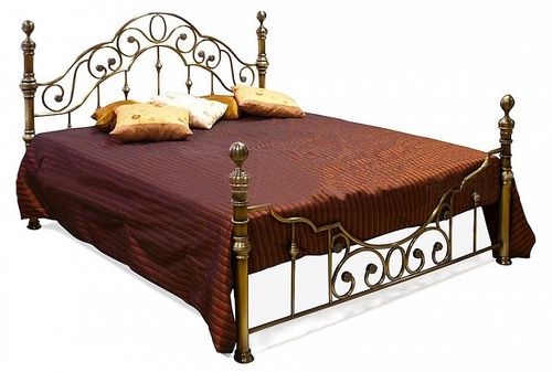 Кровать двуспальная «Виктория» (Victoria 9603)  Античная медь