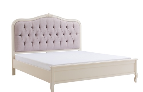 Кровать "Florence" (160х200) MK-5021-AW (Молочный,NDS150 (розовая))