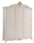 Шкаф 3-х дверный "Shantal" MK-5014-WG (Белый с золотом)