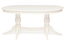 Раздвижной  стол «Лоренцо»  (Lorenzo) butter white