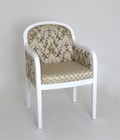 Кресло Миледи-2 (Белый/матовый/тк. Cream 109+110)
