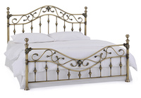 Кровать металлическая CHARLOTTE 180*200 Античная медь (Antique Brass)