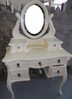 MK-2462-IV. (WA 016) Туалетный столик с зеркалом Слоновая кость