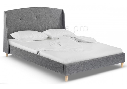 Кровать Morena 160 x 200 серая